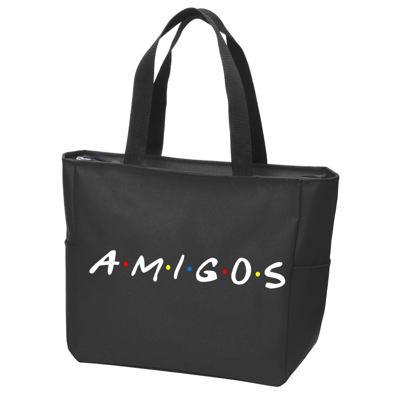 Amigos Spanish Logo Zip Tote Bag