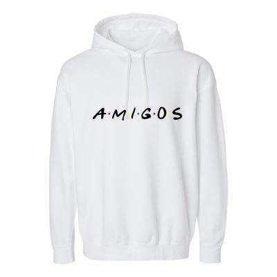 Amigos Spanish Logo Garment-Dyed Fleece Hoodie