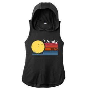 Amity 1975 Retro Ladies PosiCharge Tri-Blend Wicking Draft Hoodie Tank