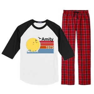 Amity 1975 Retro Raglan Sleeve Pajama Set