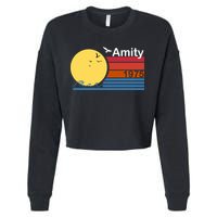 Amity 1975 Retro Cropped Pullover Crew