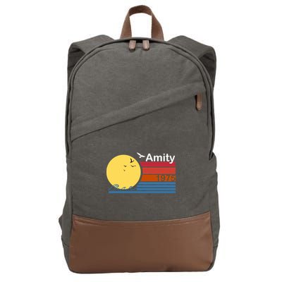 Amity 1975 Retro Cotton Canvas Backpack