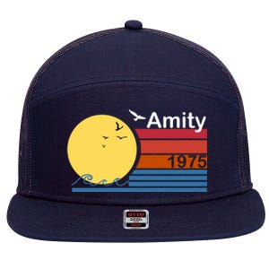 Amity 1975 Retro 7 Panel Mesh Trucker Snapback Hat