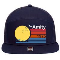 Amity 1975 Retro 7 Panel Mesh Trucker Snapback Hat