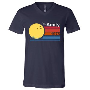 Amity 1975 Retro V-Neck T-Shirt