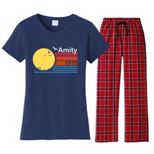 Amity 1975 Retro Women's Flannel Pajama Set