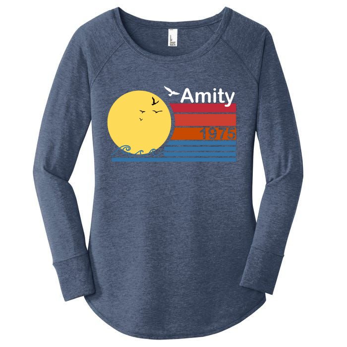 Amity 1975 Retro Women's Perfect Tri Tunic Long Sleeve Shirt