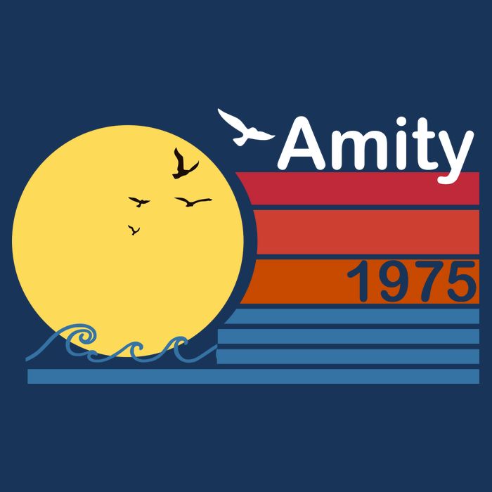 Amity 1975 Retro Youth Performance Sprint T-Shirt