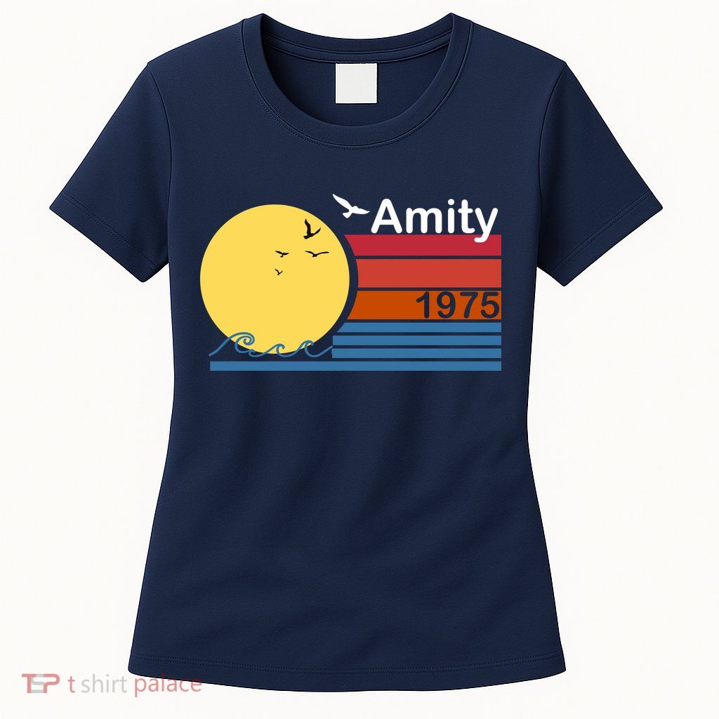 Amity 1975 Retro Womens T-Shirt