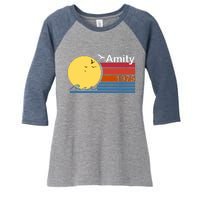 Amity 1975 Retro Women's Tri-Blend 3/4-Sleeve Raglan Shirt