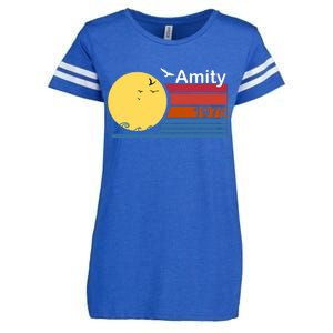 Amity 1975 Retro Enza Ladies Jersey Football T-Shirt