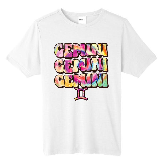 Astrology May June birthday Zodiac sign retro tie die Gemini Tall Fusion ChromaSoft Performance T-Shirt