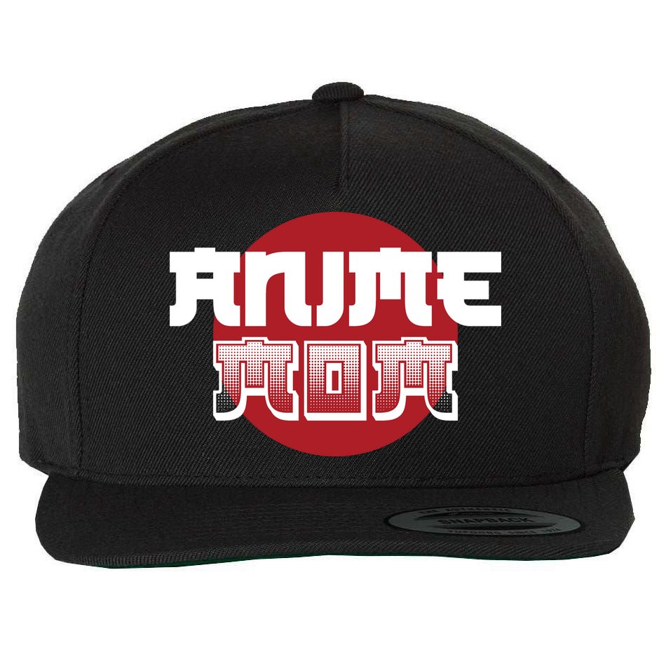 Anime Mom Japan Anime Lover Gift Wool Snapback Cap