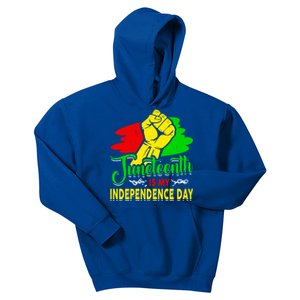 African Melanin Juneteenth Is My Independence Black History Gift Kids Hoodie