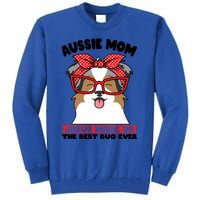 Aussie Mom Jesus Made Us The Best Duo Ever Aussie Mom Gift Tall Sweatshirt