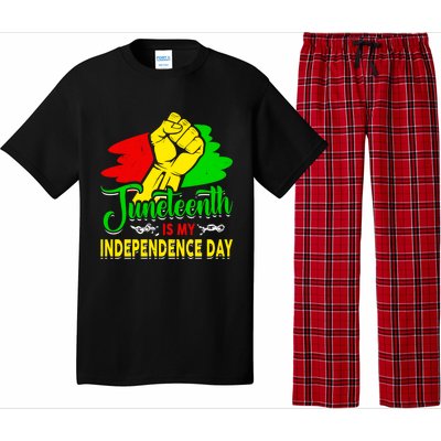 African Melanin Juneteenth Is My Independence Black History Cute Gift Pajama Set