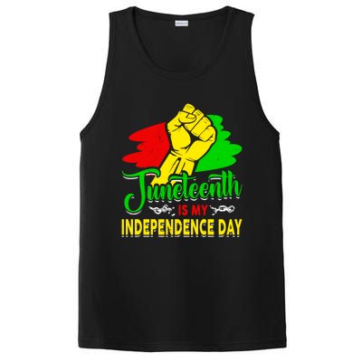 African Melanin Juneteenth Is My Independence Black History Cute Gift PosiCharge Competitor Tank