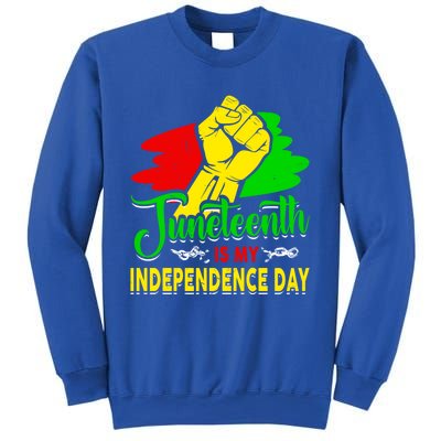 African Melanin Juneteenth Is My Independence Black History Cute Gift Sweatshirt