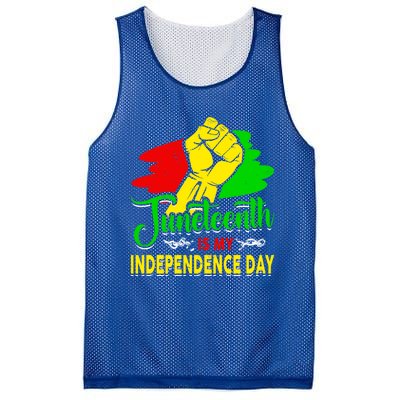 African Melanin Juneteenth Is My Independence Black History Cute Gift Mesh Reversible Basketball Jersey Tank