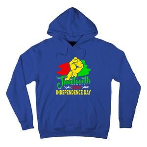 African Melanin Juneteenth Is My Independence Black History Cute Gift Tall Hoodie