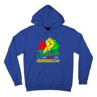 African Melanin Juneteenth Is My Independence Black History Cute Gift Tall Hoodie