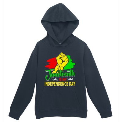 African Melanin Juneteenth Is My Independence Black History Cute Gift Urban Pullover Hoodie