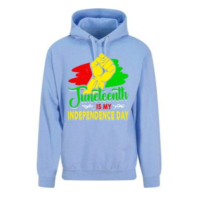 African Melanin Juneteenth Is My Independence Black History Cute Gift Unisex Surf Hoodie