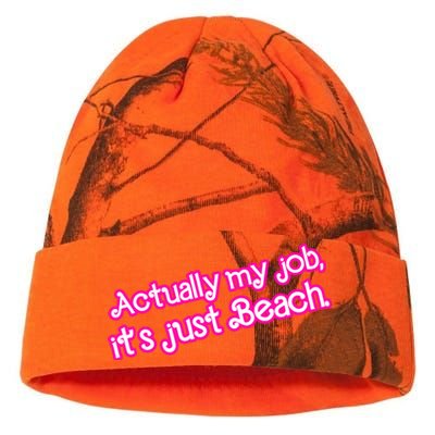 Actually My Job Its Just Beach Kati Licensed 12" Camo Beanie