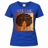 Afro Melanin Juneteenth Black History Black Magic Gift Women's T-Shirt