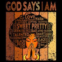Afro Melanin Juneteenth Black History God Says I Am Impact Tech Backpack