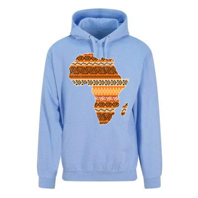 Africa Map Kente Cloth Black History Month Afro Africa Pride Gift Unisex Surf Hoodie