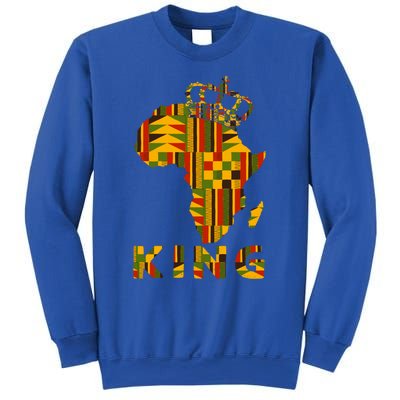 Africa Map Kente Cloth For King African Lover Funny Gift Sweatshirt