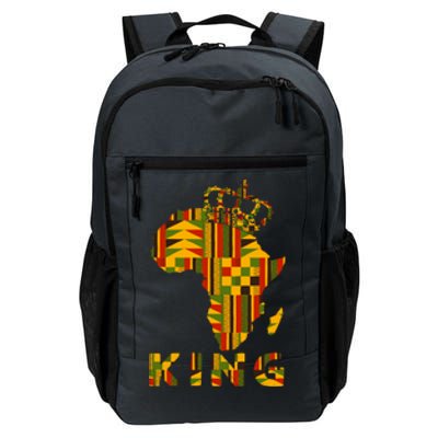 Africa Map Kente Cloth For King African Lover Funny Gift Daily Commute Backpack