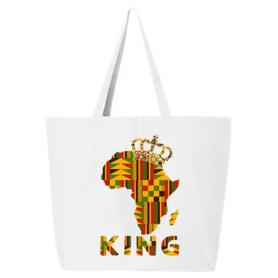 Africa Map Kente Cloth For King African Lover Funny Gift 25L Jumbo Tote