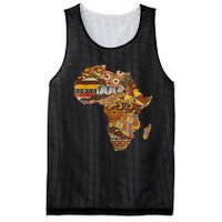 Africa Map Kente Cloth Black History Month Afro Africa Pride Mesh Reversible Basketball Jersey Tank