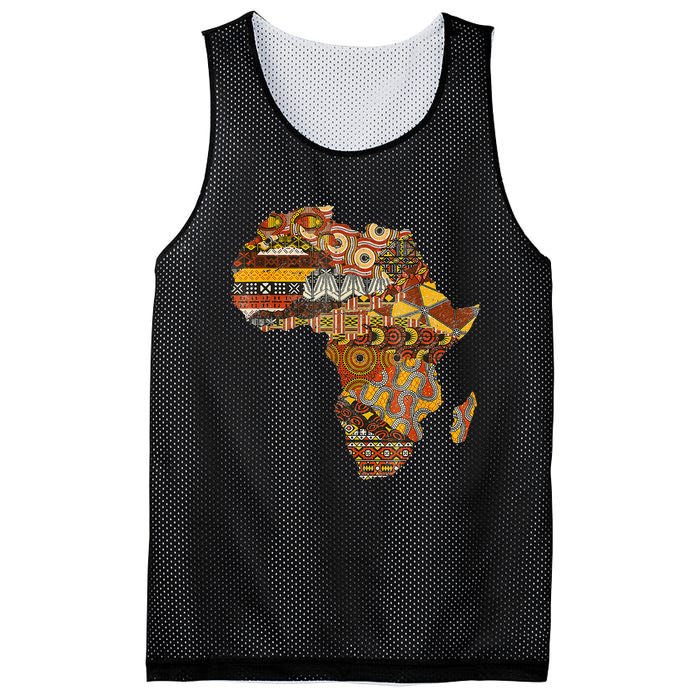 Africa Map Kente Cloth Black History Month Afro Africa Pride Mesh Reversible Basketball Jersey Tank