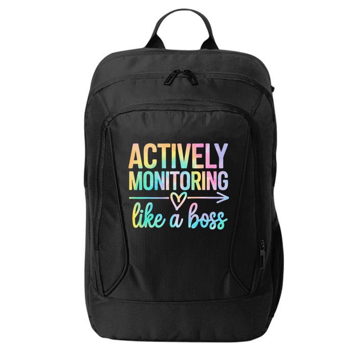 Actively Monitoring Like A Boss State Testing Day Teacher City Backpack