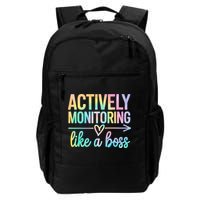 Actively Monitoring Like A Boss State Testing Day Teacher Backpack