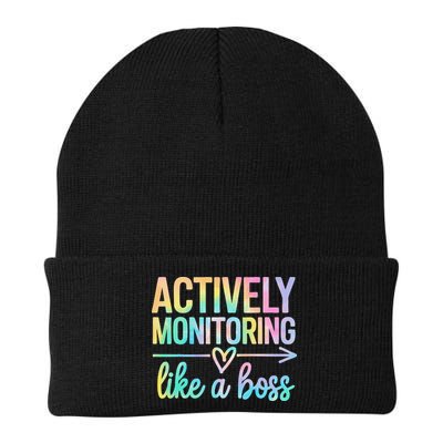 Actively Monitoring Like A Boss State Testing Day Teacher Beanie