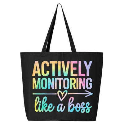 Actively Monitoring Like A Boss State Testing Day Teacher 25L Jumbo Tote