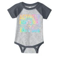 Actively Monitoring Like A Boss State Testing Day Teacher Infant Baby Jersey Bodysuit