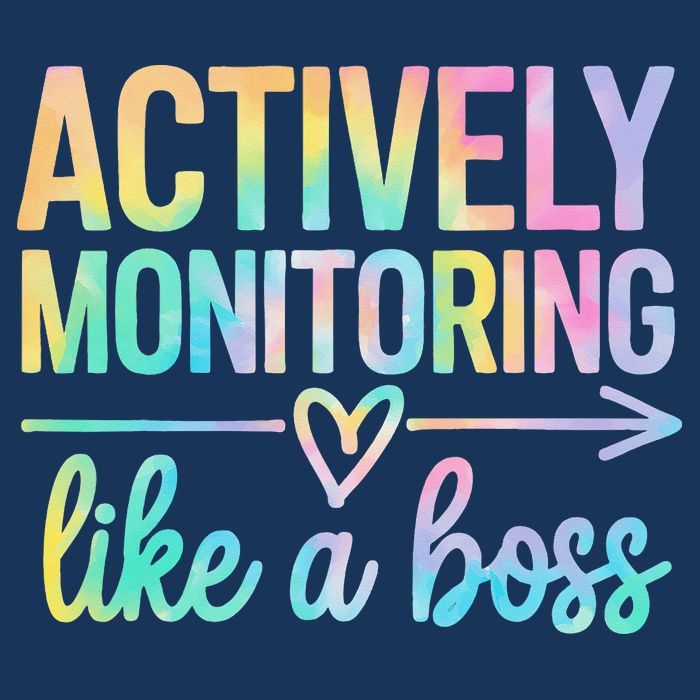 Actively Monitoring Like A Boss State Testing Day Teacher Infant Baby Jersey Bodysuit