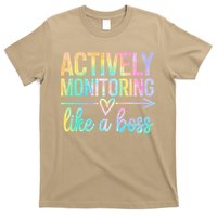 Actively Monitoring Like A Boss State Testing Day Teacher T-Shirt