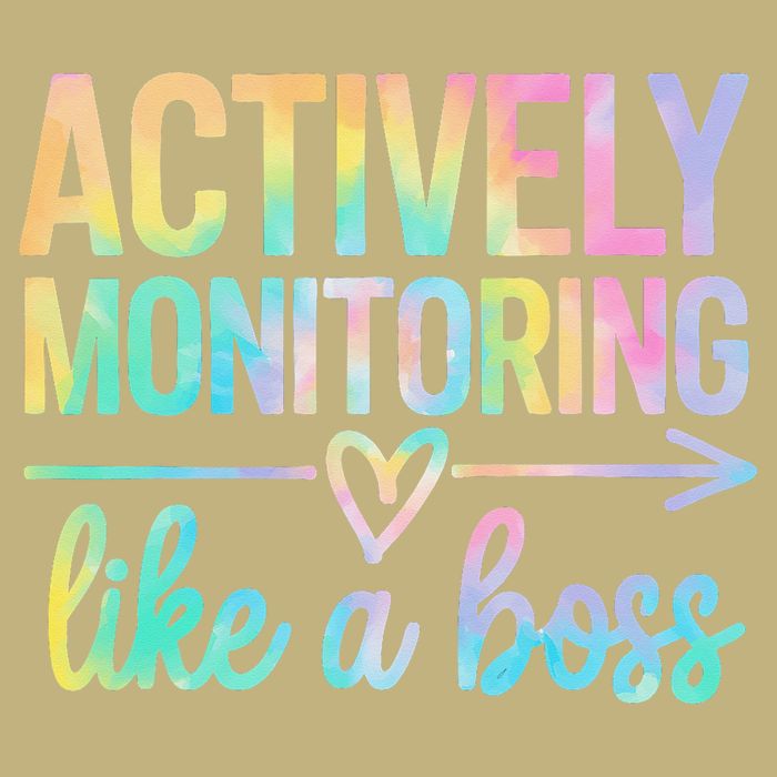 Actively Monitoring Like A Boss State Testing Day Teacher T-Shirt