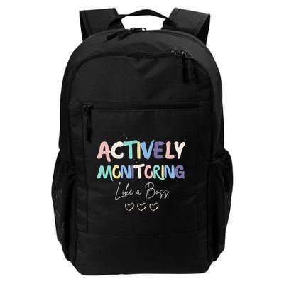 Actively Monitoring Like A Boss State Testing Day Teacher Daily Commute Backpack