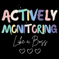 Actively Monitoring Like A Boss State Testing Day Teacher 16 in Basic Backpack