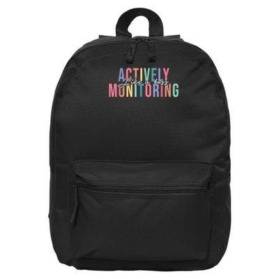Actively Monitoring Like A Boss State Testing Teacher 16 in Basic Backpack