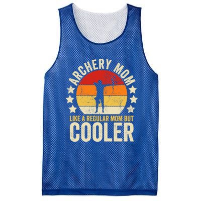 Archery Mom Like A Regular Mom But Cooler Mother's Day Gift Mesh Reversible Basketball Jersey Tank