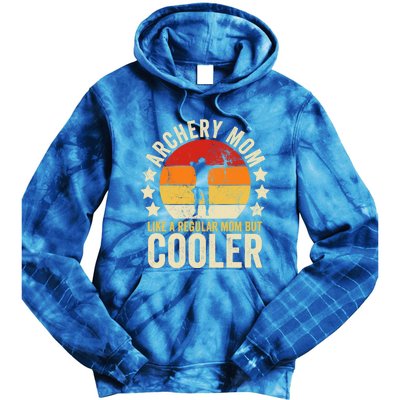 Archery Mom Like A Regular Mom But Cooler Mother's Day Gift Tie Dye Hoodie