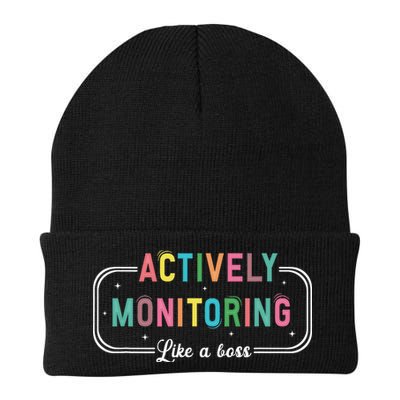 Actively Monitoring Like A Boss State Testing Teacher Beanie